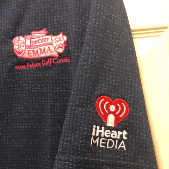 Pebble Beach golf shirt XL 2022 Palace golf classic iHeart Media patch, NWT - Picture 5 of 8